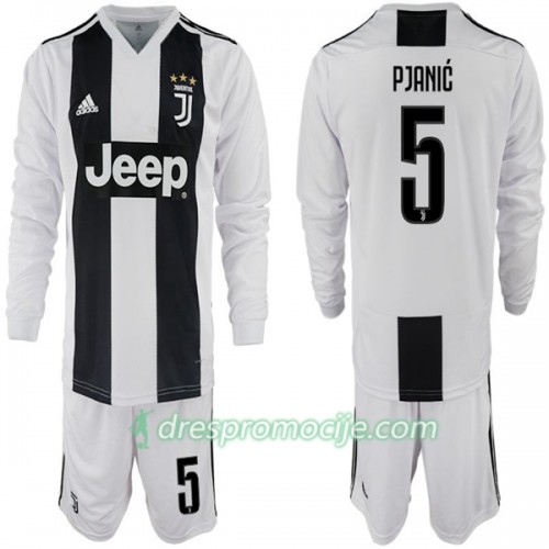 Juventus Dres Miralem Pjanic 5 Dječji Domaći 2018/19 Dugim Rukavima Juventus Dres Miralem Pjanic 5 Dječji Domaći 2018/19 Dugim Rukavima